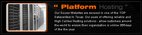 Soccer Website design